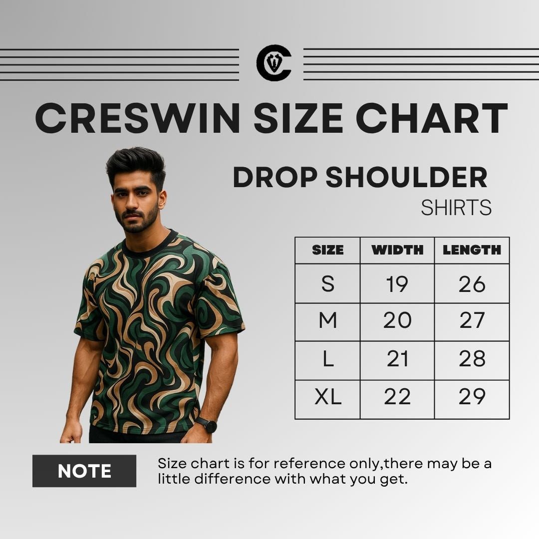 Men’s Navy Blue Embossed Graphic Dropshoulder T-Shirt – Arabic Calligraphy, Streetwear Style, Premium Fine Jersey