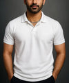 Men’s Classic White Polo Shirt – Premium Hani Cotton, Timeless Elegance, Everyday Comfort