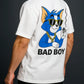 Cool Tom Cat “BAD BOY” Drop Shoulder T-Shirt – Oversized Fit | Hip-Hop Graphic Style