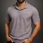 Men’s Classic Grey Polo Shirt – Premium Hani Cotton, Timeless Style